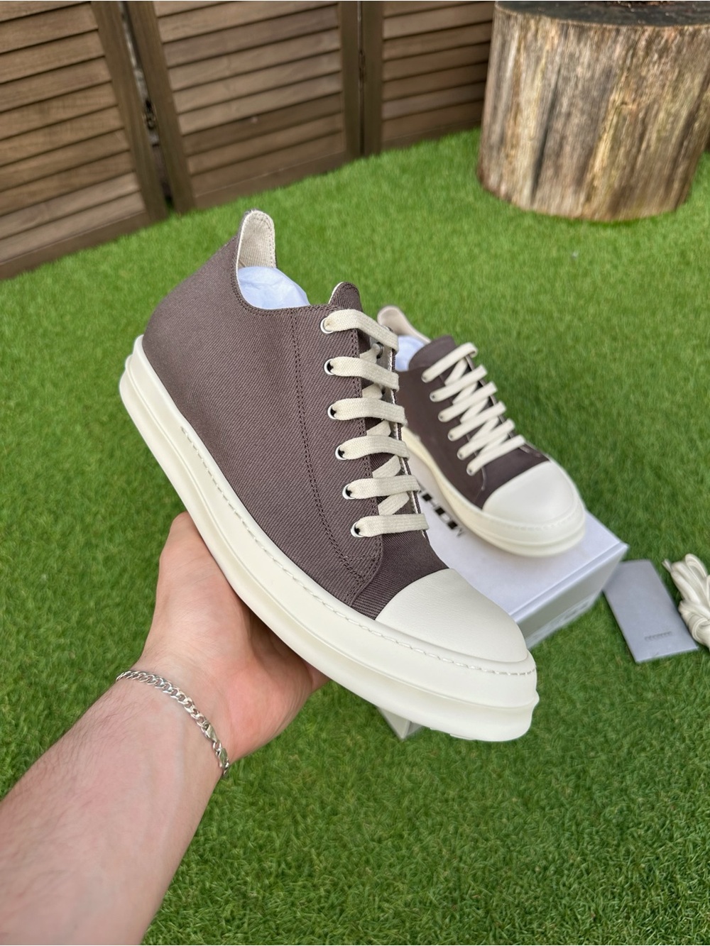 Rick Owens DRKSHDW Low “Dark Dust Milk”